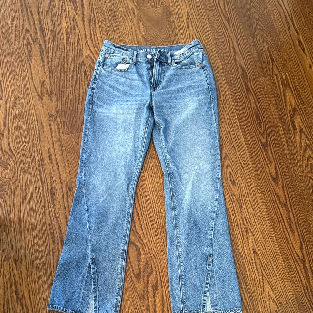 American Eagle Outfitters Blue Straight Leg Jeans